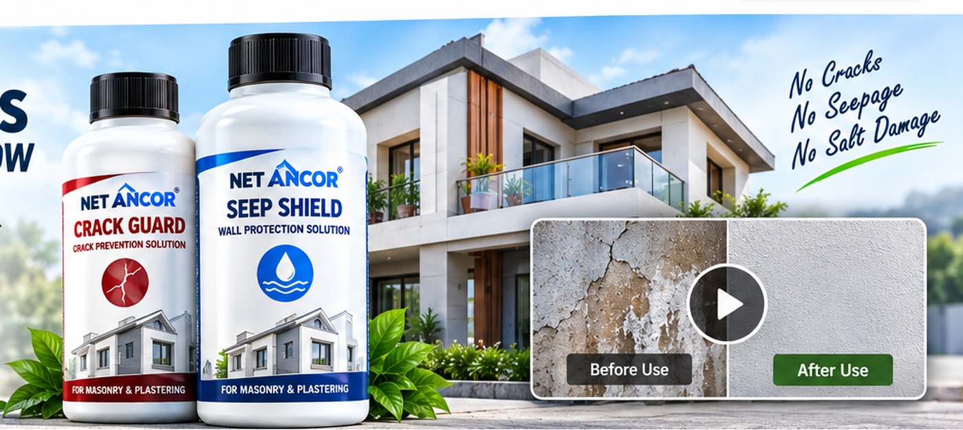 Net Ancor Crack Guard and Seep Shield together with wall protection visual